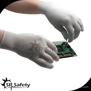 SRSAFETY 13G PU Coated esd nylon glove